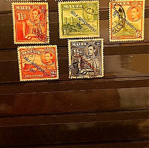 Μάλτα 8 γραμματόσημα (1938-1948)