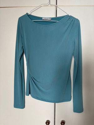 Toi&Moi draped blouse like new, blue, size S