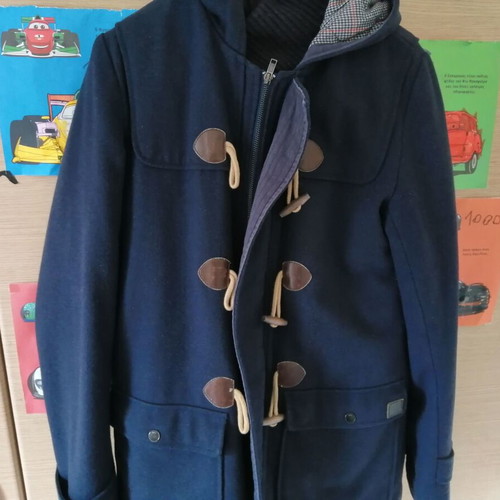 Montgomery coat Lee jeans used, medium size, blue