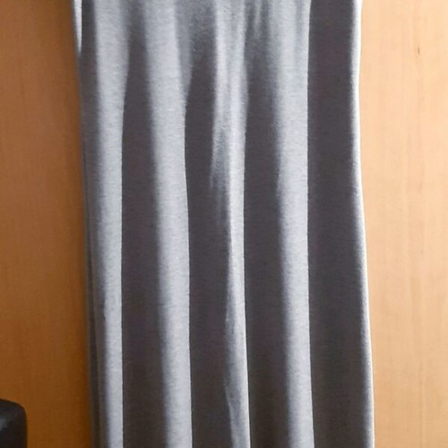 Zara long dress gray cotton, like new, M/L
