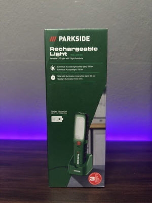 Parkside PASL 4000 B3 Led Light καινούργιο, επαναφορτιζόμενο με βάση φόρτισης