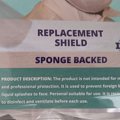 Protective Face Shield new with replacement visor