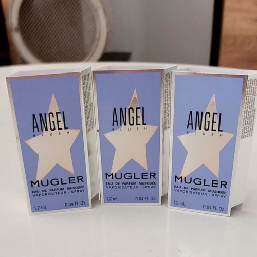 Angel Blush Mugler perfume set new, 3 samples