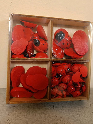 Ξύλινες πασχαλίτσες σετ 77 τεμάχια καινούργιες