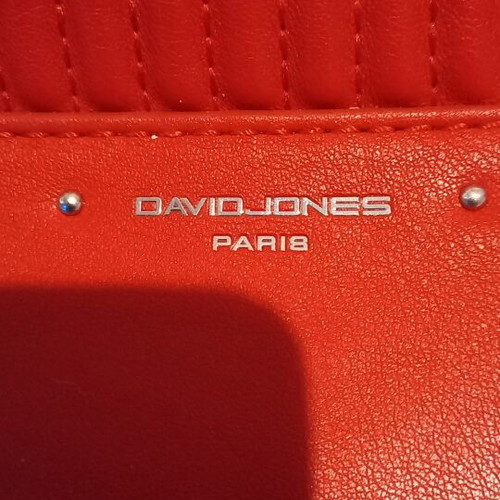 David Jones backpacks new, brown and red with compartments