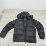 PR puffer jacket black, good condition, size S
