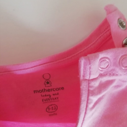 Baby clothing set pink 9-12 months, 6 pieces like new