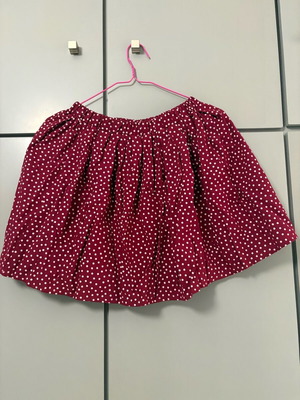 Addloft women's skirt burgundy polka dot, like new, size Medium
