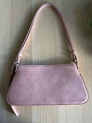 Zara women's shoulder bag pink like new