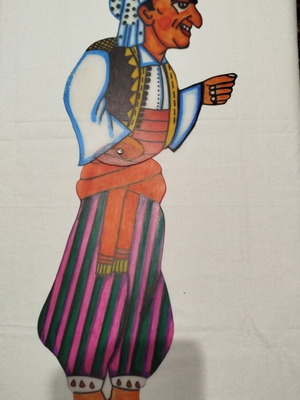 Shadow Theatre Figure Beis used, PVC, height 73 cm