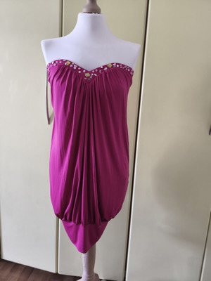 Pink dress shirt S/M used with small marks