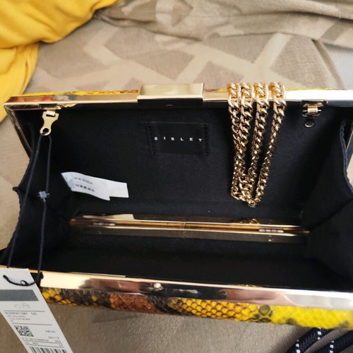 Sisley handbag colorful new evening bag