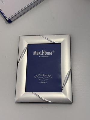 Max.Home Ασημένια κορνίζα φωτογραφίας 13x18εκ