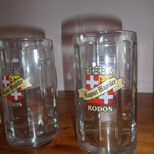 Magnus Magister beer glasses set of 4 new, 0.3 liter