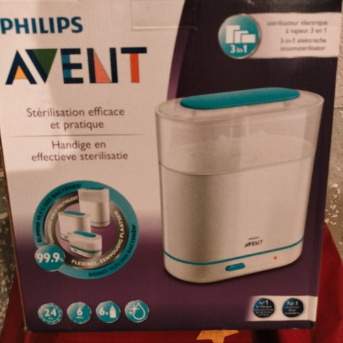 Philips Avent Electric Sterilizer for Bottles and Pacifiers used