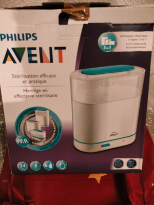 Philips Avent Electric Sterilizer for Bottles and Pacifiers used