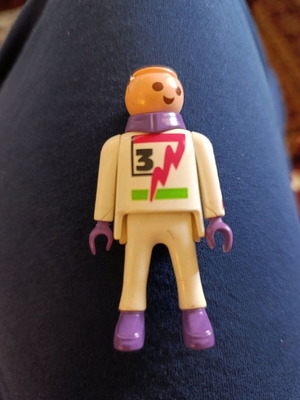 Playmobil скиор фигура употребявана винтидж 1991 Geobra