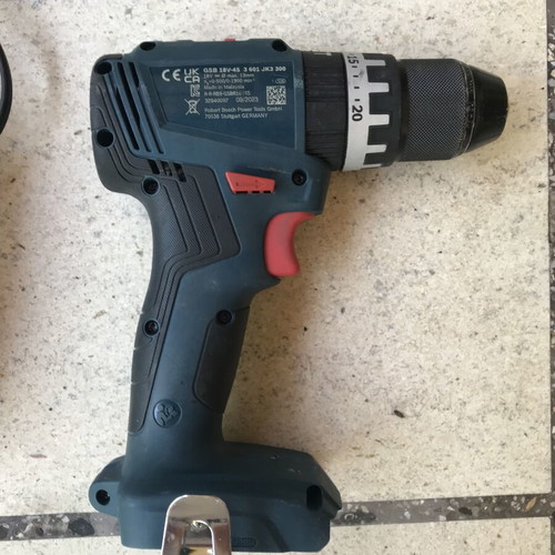 Bosch GSB 18V-45 Cordless Hammer Drill and GAL 1880CV Charger like new