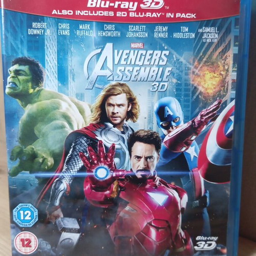 Avengers Assemble 3D & 2D Blu-ray with English subtitles