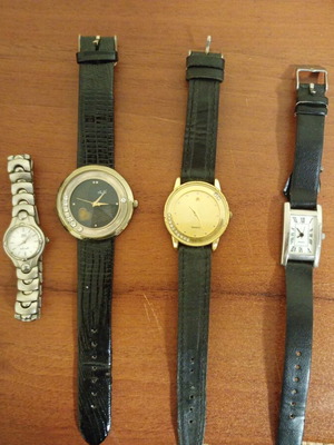 Women's watches set of 5, like new, Quartz, colorful