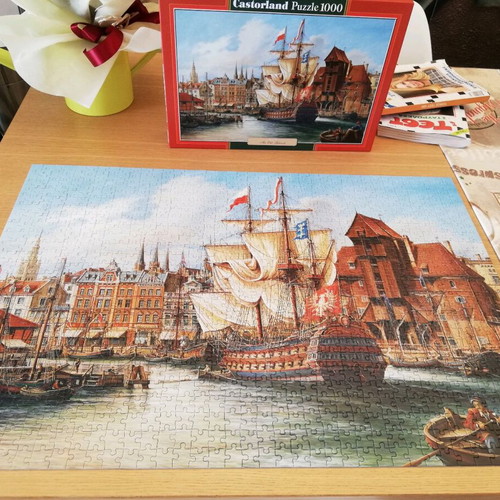 Castorland puzzle The Old Gdansk 1000 pieces like new