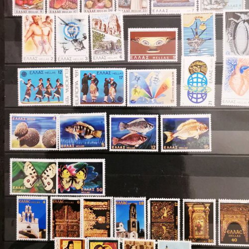 Stamp collection new from 1979 to 2002