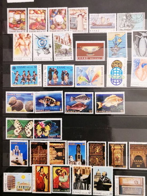 Stamp collection new from 1979 to 2002