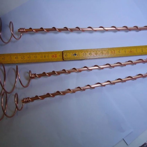 Copper antennas for electro-cultivation, new, pack of 3