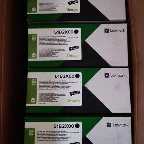 Lexmark Genuine Toner Black Extra High Yield 51B2X00 New