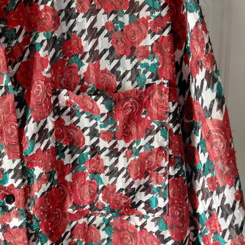 Vassia Kostara shirt like new, size Small, floral pattern