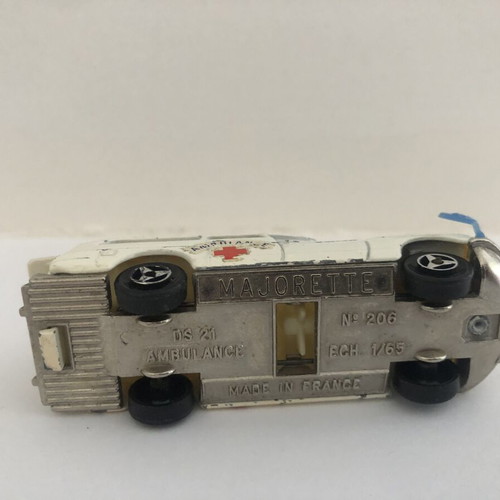 Majorette Citroën DS 21 Ambulance 1:65 scale used, 1973 edition