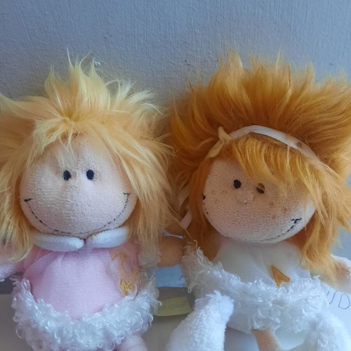 NICI Little Wingels plush angel dolls like new, set of two