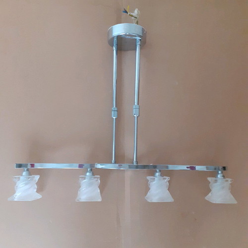 Ceiling light G9 like new with 4 bulbs