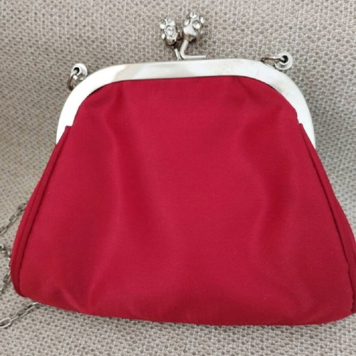 Alexi Andriotti red quilted women's bag like new