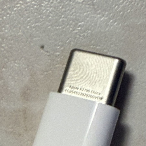 Apple Type C charging cable, 1 meter