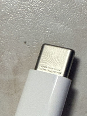 Apple Type C charging cable, 1 meter