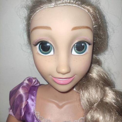 Disney Princess Rapunzel doll used, 80 cm height