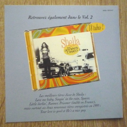 Les Annees YeYe Sheila CD used, disc and covers only without case
