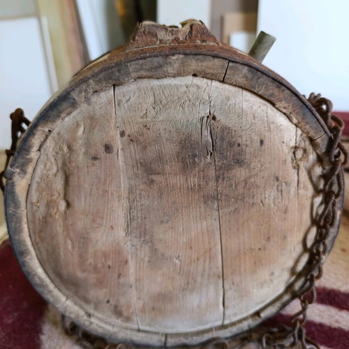 Wooden buklos flask very old from early last century