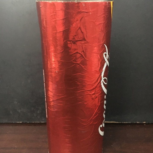 Collectible Coca Cola food storage tin 1990 used