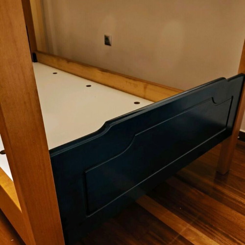 Wooden bunk bed used, double arrangement, sturdy solid wood