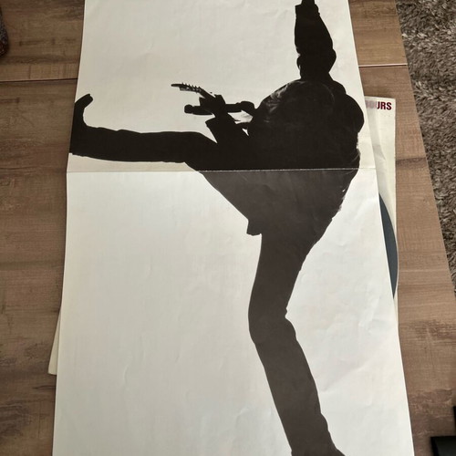 Bryan Adams So Far So Good vinyl used, with poster