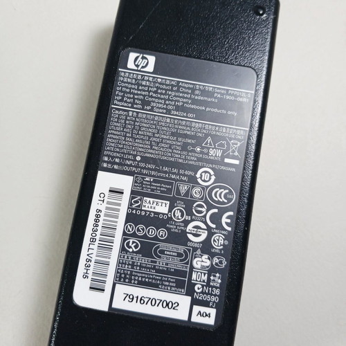 HP PPP012L-S power adapter used for laptop 19.5V 4.74A
