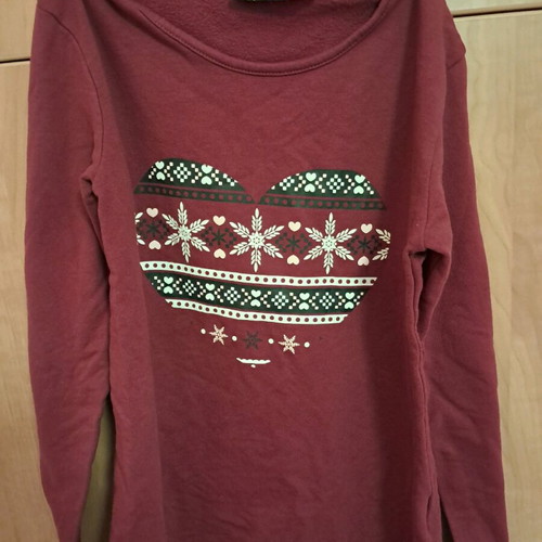 Fleece blouse for girl like new, sizes 146-152 cm