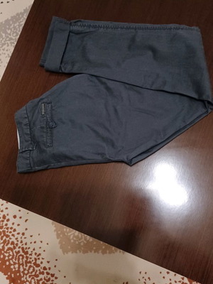 Maison Scotch women's chinos pants used, gray charcoal, size S-M