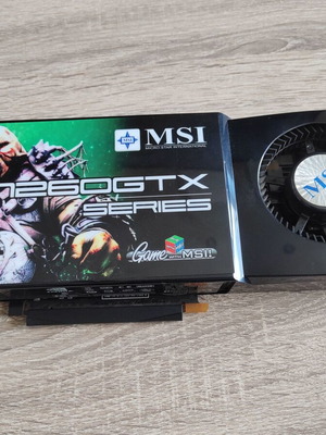 MSI NVIDIA GeForce GTX 260 OC 896MB GDDR3 graphics card like new