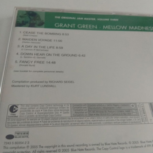 Grant Green Mellow Madness Jazz CD Blue Note