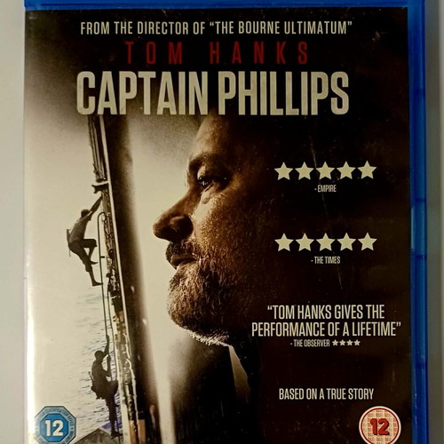 Captain Phillips Blu-Ray movie used with English subtitles