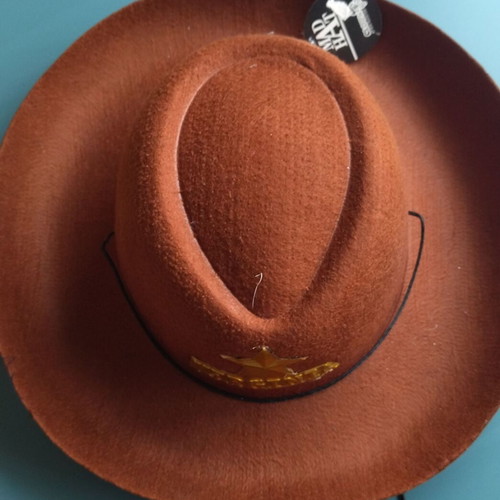Carnival hat for sheriff costume new
