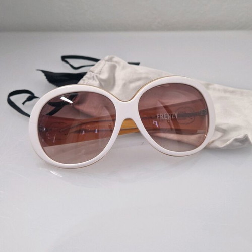 Vonzipper vintage sunglasses like new, white and gold